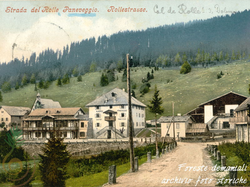 Paneveggio, cartolina d'epoca